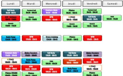 Planning de septembre 2026